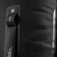 Detail view of hypalon handle