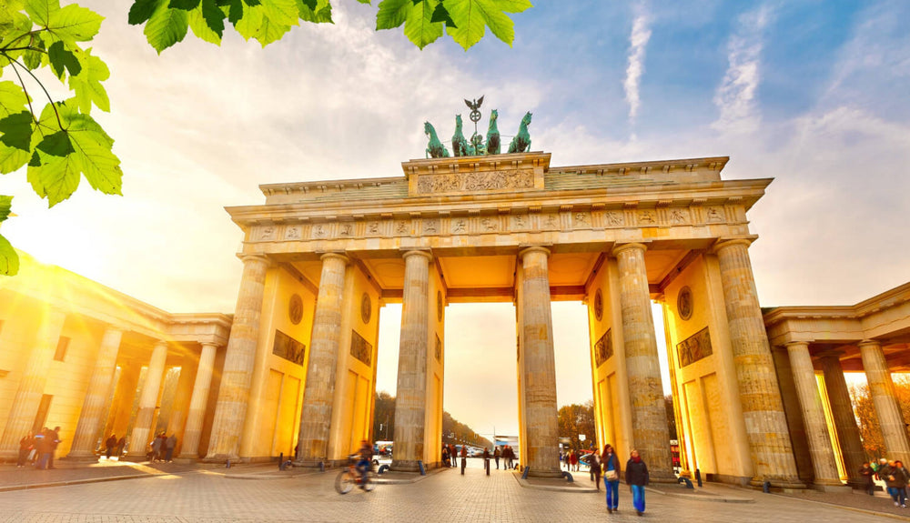 Sun drenched berlin architecture