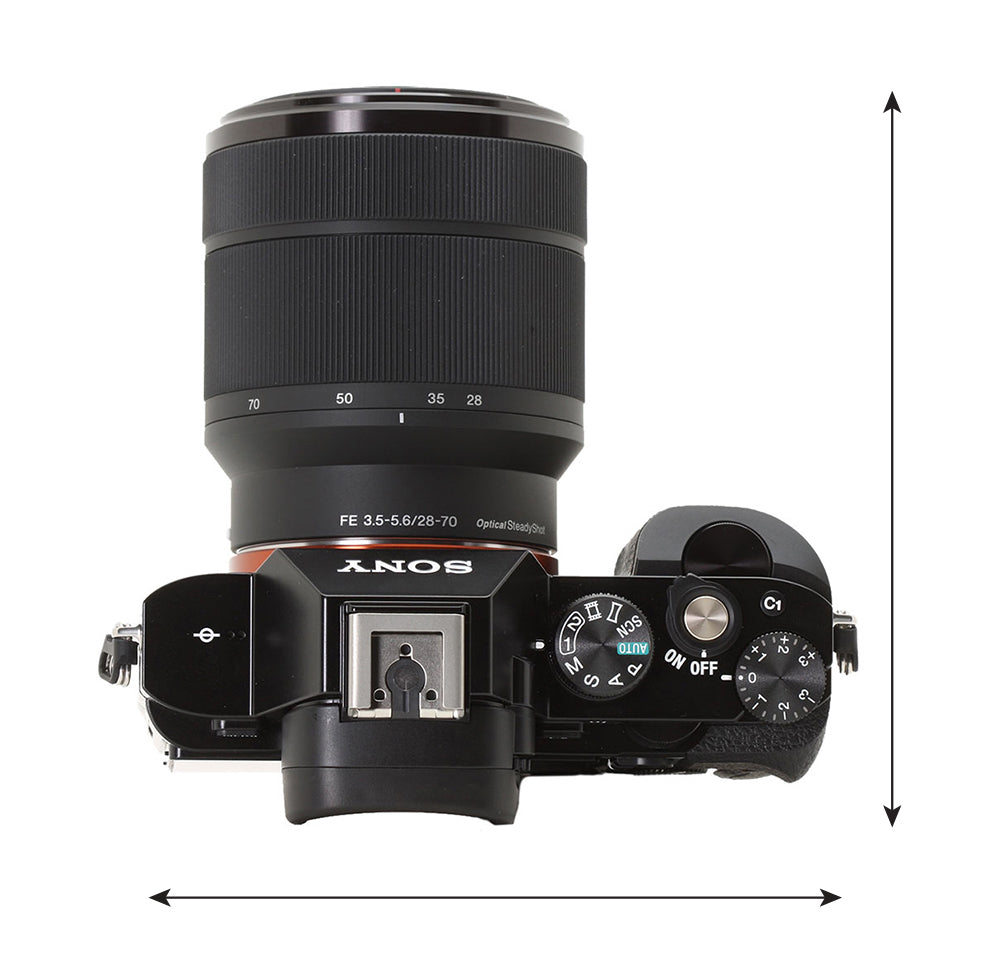 Sony A7RIII camera on white background